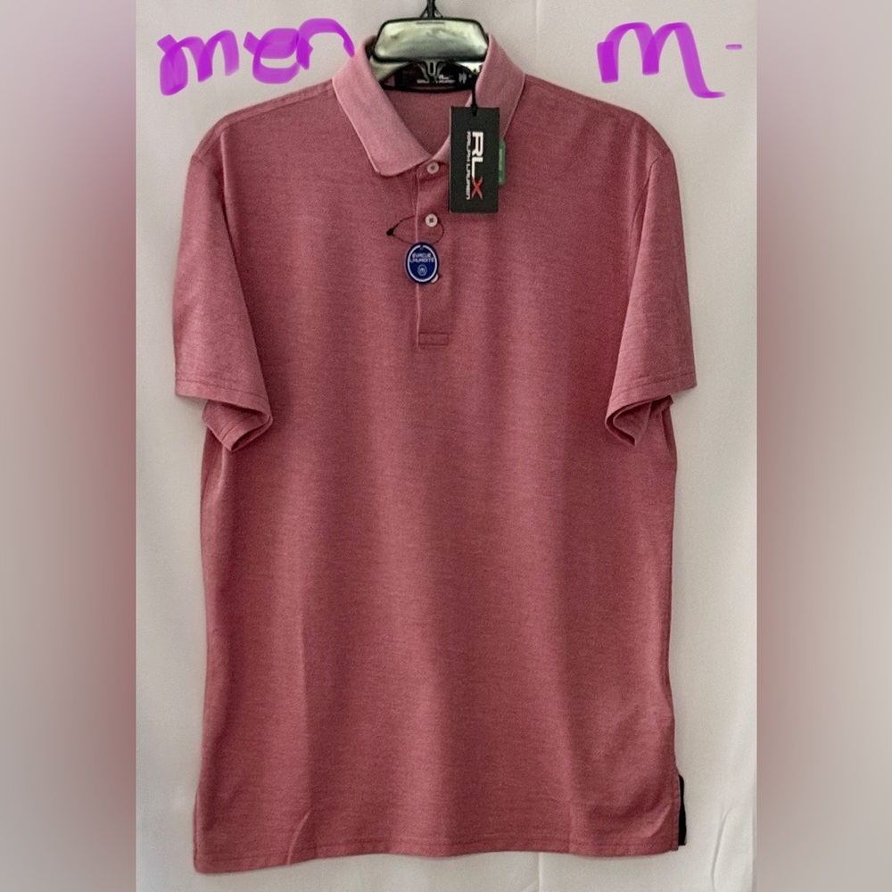 RLX Ralph Lauren Men's Polo in Rosewood